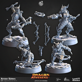 Arrow Sisters 3D-printed model